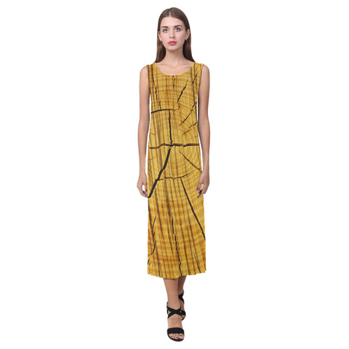 Sun of Wood Phaedra Sleeveless Open Fork Long Dress (Model D08)