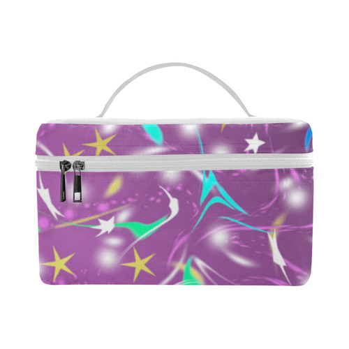 purple colorful lunch box Lunch Bag/Large (Model 1658)