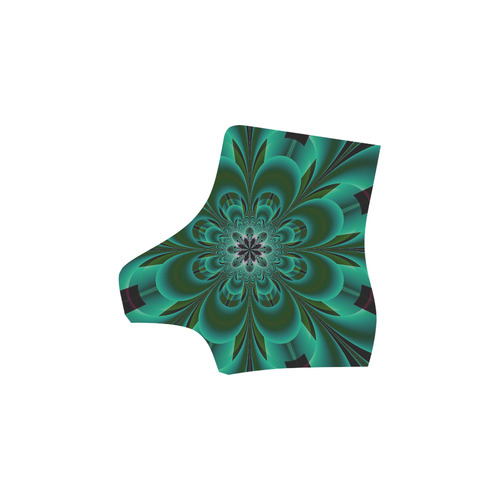 Emerald Green Mandala Flower Martin Boots For Women Model 1203H