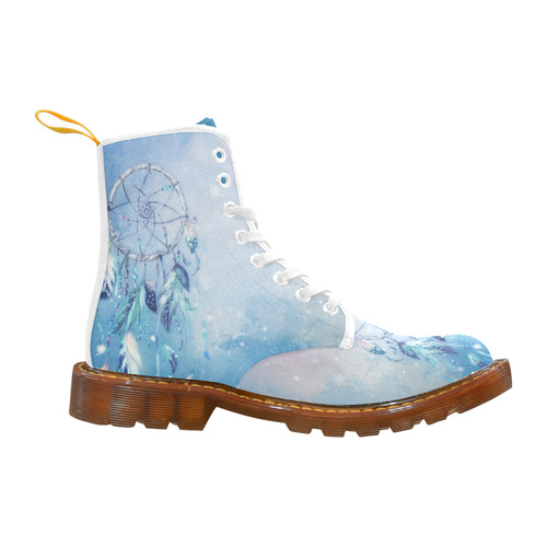 A wounderful dream catcher in blue Martin Boots For Women Model 1203H