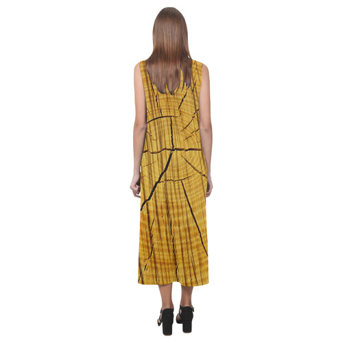 Sun of Wood Phaedra Sleeveless Open Fork Long Dress (Model D08)