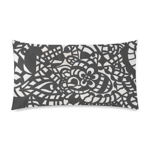 Curves and Spheres 2 Rectangle Pillow Case 20"x36"(Twin Sides)