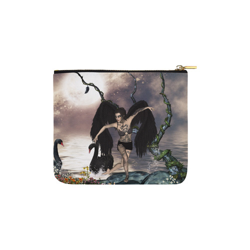 Wonderful dark swan fairy Carry-All Pouch 6''x5''