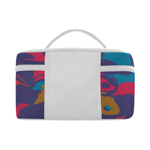 Chaos in retro colors Lunch Bag/Large (Model 1658)