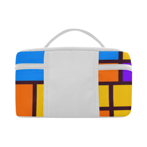 Shapes in retro colors Lunch Bag/Large (Model 1658)