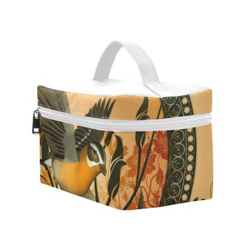 Birds with flowers Lunch Bag/Large (Model 1658)