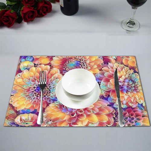 Gorgeous floral A by Jamcolors Placemat 12''x18''