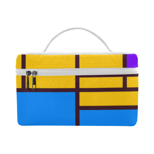 Shapes in retro colors Cosmetic Bag/Large (Model 1658)