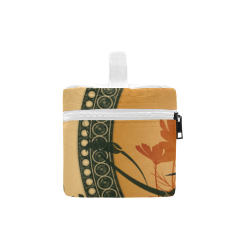 Birds with flowers Lunch Bag/Large (Model 1658)