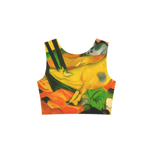 The Yellow Cow by Franz Marc 3/4 Sleeve Sundress (D23)
