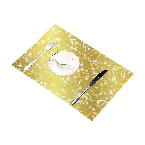Happy pattern small stars Placemat 12''x18''