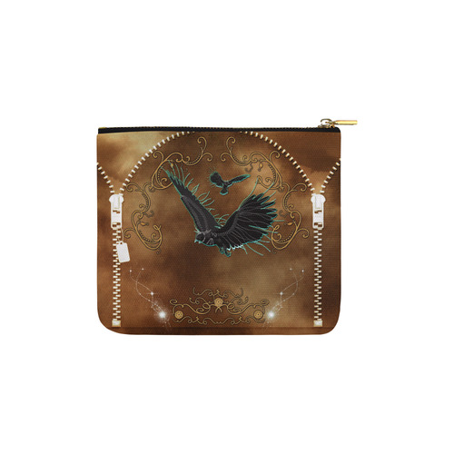 Aweseome fantasy birds Carry-All Pouch 6''x5''