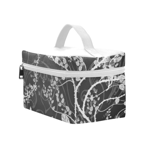 Flowers in black and white Lunch Bag/Large (Model 1658)
