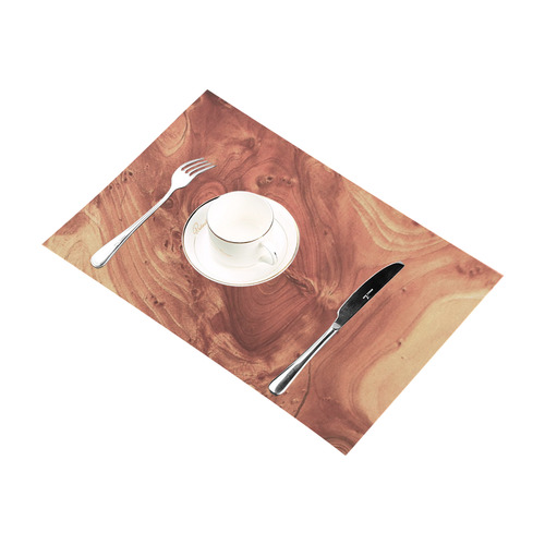 fantastic wood grain,brown Placemat 12''x18''