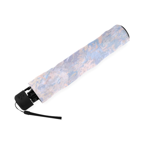 Rose Quartz and Serenity Blue Foldable Umbrella (Model U01)