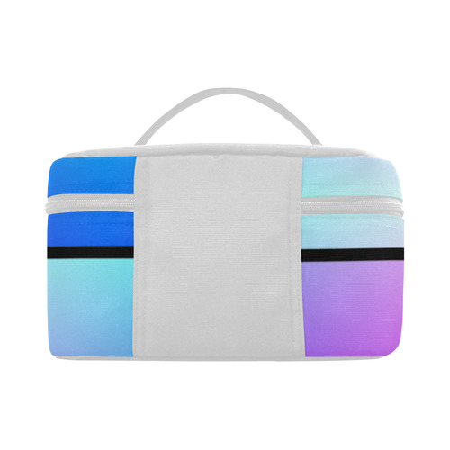 Gradient squares pattern Lunch Bag/Large (Model 1658)