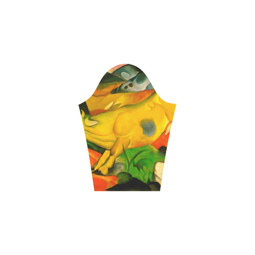 The Yellow Cow by Franz Marc 3/4 Sleeve Sundress (D23)