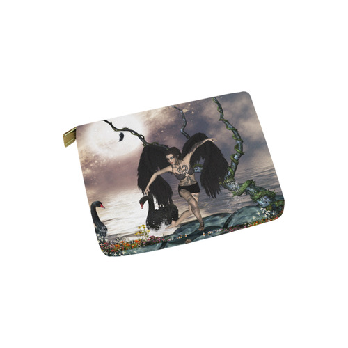 Wonderful dark swan fairy Carry-All Pouch 6''x5''