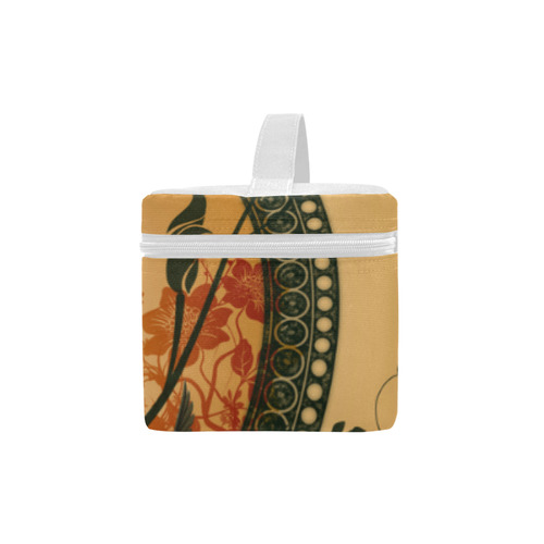 Birds with flowers Lunch Bag/Large (Model 1658)