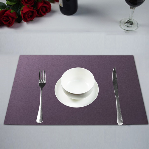 Single-colored pattern with fine paper structure Placemat 12''x18''