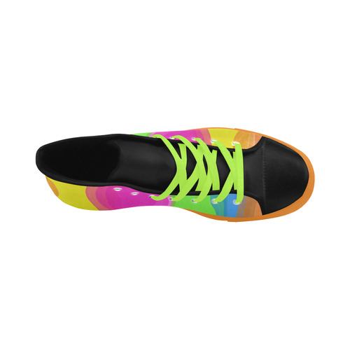 Rainbows Aquila High Top Microfiber Leather Women's Shoes (Model 032)