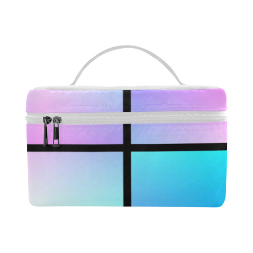 Gradient squares pattern Lunch Bag/Large (Model 1658)