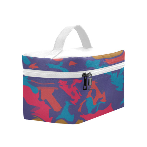 Chaos in retro colors Lunch Bag/Large (Model 1658)