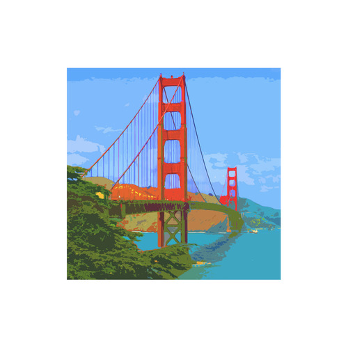 Golden_Gate_Bridge_20160910 Canvas Tote Bag (Model 1657)