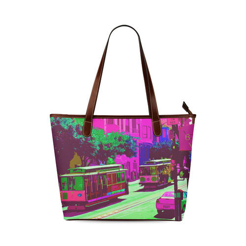 SanFrancisco_20170104_by_JAMColors Shoulder Tote Bag (Model 1646)