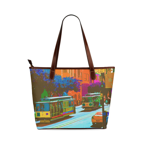 SanFrancisco_20170107_by_JAMColors Shoulder Tote Bag (Model 1646)