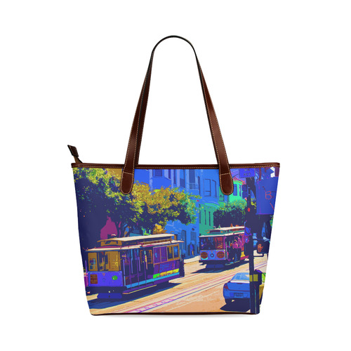 SanFrancisco_20170101_by_JAMColors Shoulder Tote Bag (Model 1646)