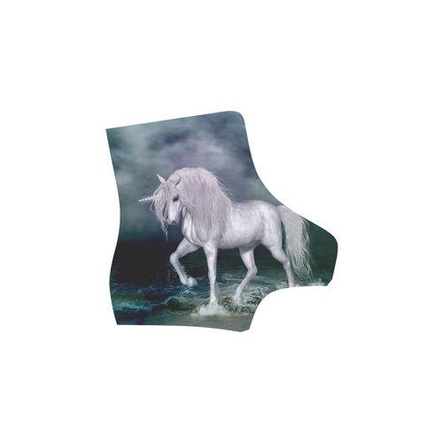 Wonderful white unicorn on the beach Martin Boots For Women Model 1203H