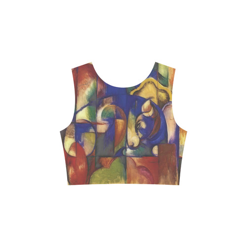 The resting bull by Franz Marc 3/4 Sleeve Sundress (D23)