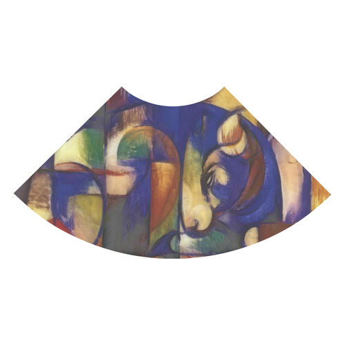 The resting bull by Franz Marc 3/4 Sleeve Sundress (D23)