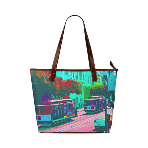 SanFrancisco_20170110_by_JAMColors Shoulder Tote Bag (Model 1646)