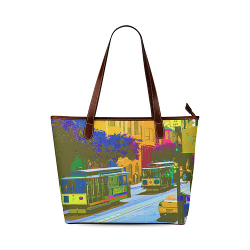 SanFrancisco_20170108_by_JAMColors Shoulder Tote Bag (Model 1646)