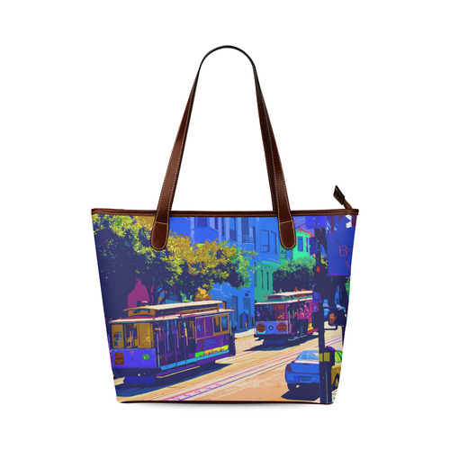 SanFrancisco_20170101_by_JAMColors Shoulder Tote Bag (Model 1646)