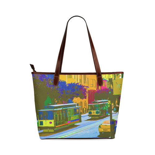 SanFrancisco_20170108_by_JAMColors Shoulder Tote Bag (Model 1646)