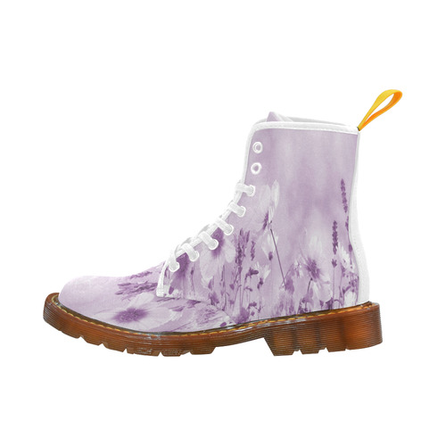 Magenta Shaded Wildflowers Martin Boots For Women Model 1203H