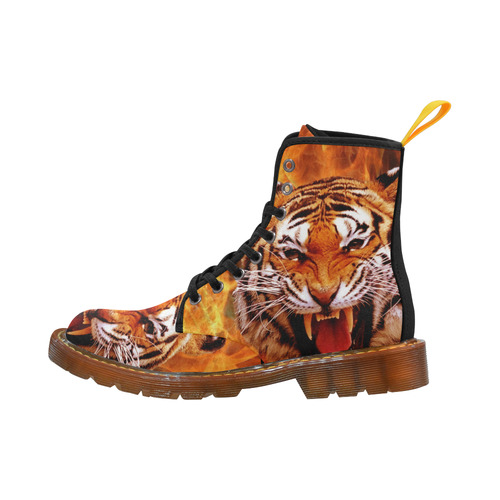 Tiger and Flame Martin Boots For Women Model 1203H