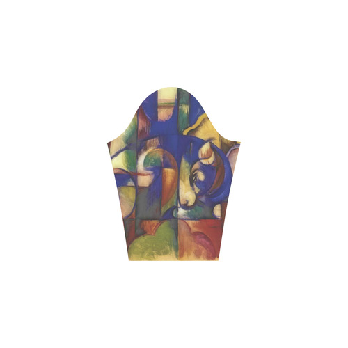 The resting bull by Franz Marc 3/4 Sleeve Sundress (D23)