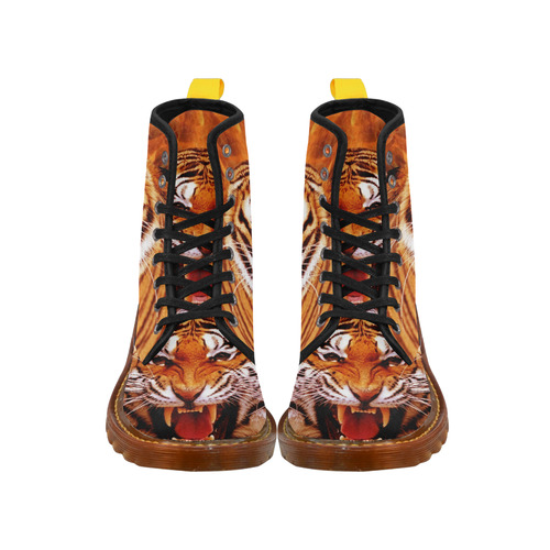 Tiger and Flame Martin Boots For Men Model 1203H