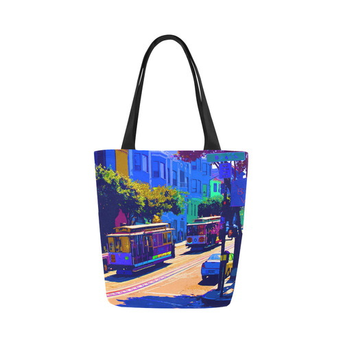 SanFrancisco_20170101_by_JAMColors Canvas Tote Bag (Model 1657)