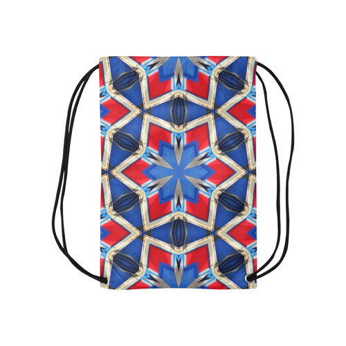 Kaleido Fun 31 by JamColors Small Drawstring Bag Model 1604 (Twin Sides) 11"(W) * 17.7"(H)