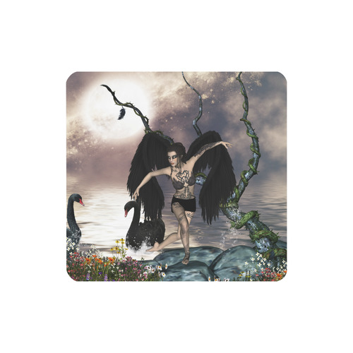 Wonderful dark swan fairy Women's Clutch Wallet (Model 1637)