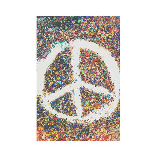 Peace symbol (2) Garden Flag 12‘’x18‘’（Without Flagpole）