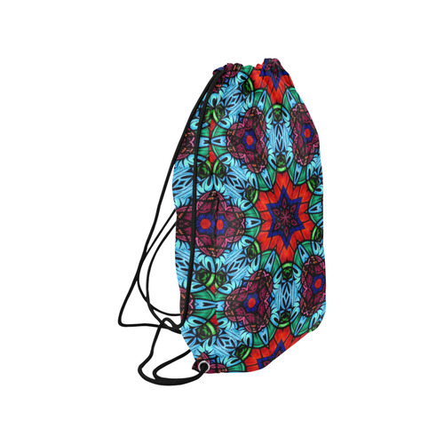Kaleido Fun 33 by JamColors Small Drawstring Bag Model 1604 (Twin Sides) 11"(W) * 17.7"(H)