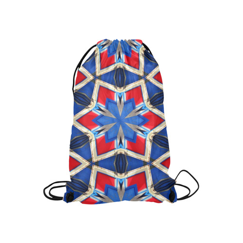 Kaleido Fun 31 by JamColors Small Drawstring Bag Model 1604 (Twin Sides) 11"(W) * 17.7"(H)