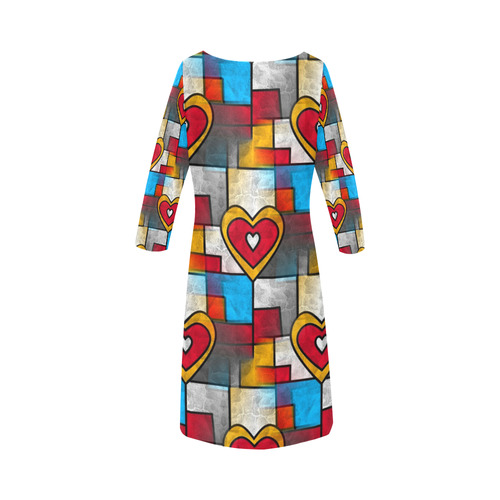 That is my heart by Popart Lover Round Collar Dress (D22)