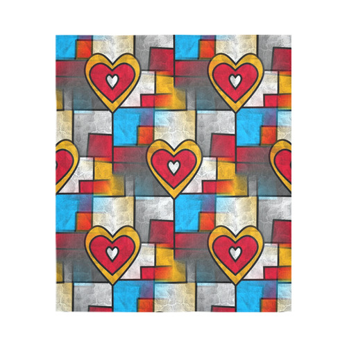 That is my heart by Popart Lover Cotton Linen Wall Tapestry 51"x 60"